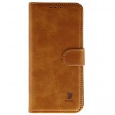 Husa flip cover Bizon Pocket compatibila cu Xiaomi Poco X8 Pro, Maro