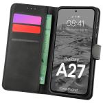 Husa flip cover Bizon Pocket compatibila cu Samsung Galaxy A27 5G, Negru 3 - lerato.ro