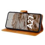 Husa flip cover Bizon Pocket compatibila cu Samsung Galaxy A27 5G, Maro 6 - lerato.ro