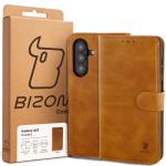 Husa flip cover Bizon Pocket compatibila cu Samsung Galaxy A27 5G, Maro 7 - lerato.ro