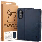 Husa flip cover Bizon Pocket compatibila cu Samsung Galaxy A27 5G, Navy Blue 7 - lerato.ro