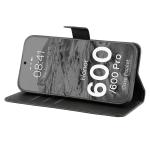 Husa flip cover Bizon Pocket compatibila cu Honor 600 5G / 600 Pro 5G, Negru 6 - lerato.ro