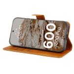 Husa flip cover Bizon Pocket compatibila cu Honor 600 5G / 600 Pro 5G, Maro 6 - lerato.ro