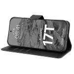 Husa flip cover Bizon Pocket compatibila cu Xiaomi 17T, Negru 6 - lerato.ro