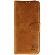 Husa flip cover Bizon Pocket compatibila cu Xiaomi 17T, Maro