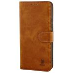 Husa flip cover Bizon Pocket compatibila cu Xiaomi 17T, Maro 4 - lerato.ro