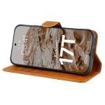 Husa flip cover Bizon Pocket compatibila cu Xiaomi 17T, Maro 6 - lerato.ro