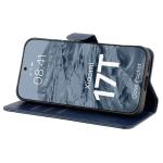 Husa flip cover Bizon Pocket compatibila cu Xiaomi 17T, Navy Blue 6 - lerato.ro
