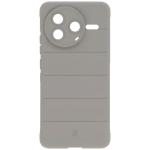 Carcasa Bizon Tur compatibila cu Xiaomi Poco F7 Pro, Light Grey 2 - lerato.ro