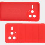 Carcasa Bizon Tur compatibila cu Xiaomi Poco F7 Pro, Rosu 7 - lerato.ro