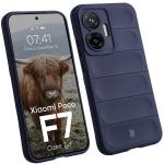 Carcasa Bizon Tur compatibila cu Xiaomi Poco F7, Dark Blue 3 - lerato.ro