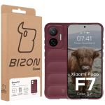 Carcasa Bizon Tur compatibila cu Xiaomi Poco F7, Dark Purple 9 - lerato.ro