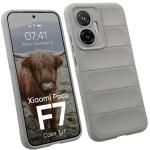 Carcasa Bizon Tur compatibila cu Xiaomi Poco F7, Light Grey 3 - lerato.ro