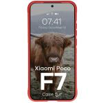 Carcasa Bizon Tur compatibila cu Xiaomi Poco F7, Rosu 6 - lerato.ro