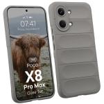 Carcasa Bizon Tur compatibila cu Xiaomi Poco X8 Pro Max, Light Grey 3 - lerato.ro