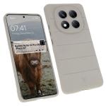 Carcasa Bizon Tur compatibila cu Xiaomi Redmi Note 14 Pro 5G / Poco X7, Light Grey 3 - lerato.ro