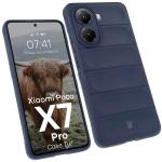 Carcasa Bizon Tur compatibila cu Xiaomi Poco X7 Pro, Dark Blue 3 - lerato.ro
