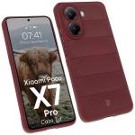Carcasa Bizon Tur compatibila cu Xiaomi Poco X7 Pro, Dark Purple 3 - lerato.ro