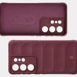 Kit protectie 2 in 1 BizonMobile, Carcasa Bizon Tur si Folie sticla securizata Bizon Glass Edge, compatibil cu Samsung Galaxy S26 Ultra, Dark Purple 8 - lerato.ro