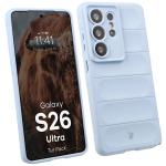 Kit protectie 2 in 1 BizonMobile, Carcasa Bizon Tur si Folie sticla securizata Bizon Glass Edge, compatibil cu Samsung Galaxy S26 Ultra, Light Blue 4 - lerato.ro