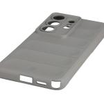 Kit protectie 2 in 1 BizonMobile, Carcasa Bizon Tur si Folie sticla securizata Bizon Glass Edge, compatibil cu Samsung Galaxy S26 Ultra, Light Grey 5 - lerato.ro