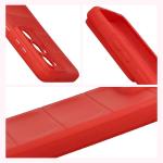 Kit protectie 2 in 1 BizonMobile, Carcasa Bizon Tur si Folie sticla securizata Bizon Glass Edge, compatibil cu Samsung Galaxy S26 Ultra, Rosu 9 - lerato.ro