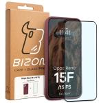 Kit protectie 2 in 1 BizonMobile, Carcasa Bizon Tur si Folie sticla securizata Bizon Glass Edge, compatibil cu Oppo Reno 15 F / FS, Dark Purple 11 - lerato.ro