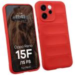 Kit protectie 2 in 1 BizonMobile, Carcasa Bizon Tur si Folie sticla securizata Bizon Glass Edge, compatibil cu Oppo Reno 15 F / FS, Rosu 4 - lerato.ro