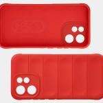 Kit protectie 2 in 1 BizonMobile, Carcasa Bizon Tur si Folie sticla securizata Bizon Glass Edge, compatibil cu Oppo Reno 15 F / FS, Rosu 8 - lerato.ro