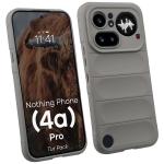 Kit protectie 2 in 1 BizonMobile, Carcasa Bizon Tur si Folie sticla securizata Bizon Glass Edge, compatibil cu Nothing Phone (4a) Pro, Light Grey 4 - lerato.ro
