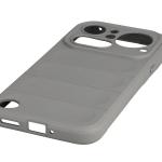 Kit protectie 2 in 1 BizonMobile, Carcasa Bizon Tur si Folie sticla securizata Bizon Glass Edge, compatibil cu Nothing Phone (4a) Pro, Light Grey 5 - lerato.ro
