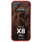 Kit protectie 2 in 1 BizonMobile, Carcasa Bizon Tur si Folie sticla securizata Bizon Glass Edge, compatibil cu Xiaomi Poco X8 Pro, Rosu 7 - lerato.ro