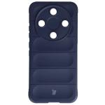 Kit protectie 2 in 1 BizonMobile, Carcasa Bizon Tur si Folie sticla securizata Bizon Glass Edge, compatibil cu Honor Magic 8 Lite, Dark Blue 3 - lerato.ro