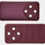 Kit protectie 2 in 1 BizonMobile, Carcasa Bizon Tur si Folie sticla securizata Bizon Glass Edge, compatibil cu Honor Magic 8 Lite, Dark Purple 8 - lerato.ro