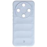 Kit protectie 2 in 1 BizonMobile, Carcasa Bizon Tur si Folie sticla securizata Bizon Glass Edge, compatibil cu Honor Magic 8 Lite, Light Blue 3 - lerato.ro