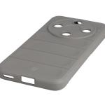 Kit protectie 2 in 1 BizonMobile, Carcasa Bizon Tur si Folie sticla securizata Bizon Glass Edge, compatibil cu Honor Magic 8 Lite, Light Grey 6 - lerato.ro