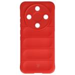 Kit protectie 2 in 1 BizonMobile, Carcasa Bizon Tur si Folie sticla securizata Bizon Glass Edge, compatibil cu Honor Magic 8 Lite, Rosu 3 - lerato.ro