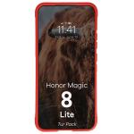 Kit protectie 2 in 1 BizonMobile, Carcasa Bizon Tur si Folie sticla securizata Bizon Glass Edge, compatibil cu Honor Magic 8 Lite, Rosu 7 - lerato.ro