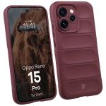 Kit protectie 2 in 1 BizonMobile, Carcasa Bizon Tur si Folie sticla securizata Bizon Glass Edge, compatibil cu Oppo Reno 15 Pro, Dark Purple 4 - lerato.ro