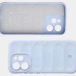 Kit protectie 2 in 1 BizonMobile, Carcasa Bizon Tur si Folie sticla securizata Bizon Glass Edge, compatibil cu Oppo Reno 15 Pro, Light Blue 8 - lerato.ro
