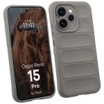 Kit protectie 2 in 1 BizonMobile, Carcasa Bizon Tur si Folie sticla securizata Bizon Glass Edge, compatibil cu Oppo Reno 15 Pro, Light Grey 4 - lerato.ro