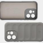 Kit protectie 2 in 1 BizonMobile, Carcasa Bizon Tur si Folie sticla securizata Bizon Glass Edge, compatibil cu Oppo Reno 15 Pro, Light Grey 8 - lerato.ro