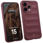 Kit protectie 2 in 1 BizonMobile, Carcasa Bizon Tur si Folie sticla securizata Bizon Glass Edge, compatibil cu Oppo Reno 15, Dark Purple 4 - lerato.ro