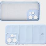 Kit protectie 2 in 1 BizonMobile, Carcasa Bizon Tur si Folie sticla securizata Bizon Glass Edge, compatibil cu Oppo Reno 15, Light Blue 8 - lerato.ro