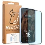 Kit protectie 2 in 1 BizonMobile, Carcasa Bizon Tur si Folie sticla securizata Bizon Glass Edge, compatibil cu Oppo Reno 15, Light Blue 11 - lerato.ro