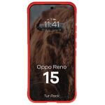 Kit protectie 2 in 1 BizonMobile, Carcasa Bizon Tur si Folie sticla securizata Bizon Glass Edge, compatibil cu Oppo Reno 15, Rosu 7 - lerato.ro