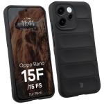 Kit protectie 2 in 1 BizonMobile, Carcasa Bizon Tur si Folie sticla securizata Bizon Glass Edge, compatibil cu Oppo Reno 15 F / FS, Negru 4 - lerato.ro