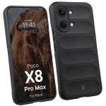 Kit protectie 2 in 1 BizonMobile, Carcasa Bizon Tur si Folie sticla securizata Bizon Glass Edge, compatibil cu Xiaomi Poco X8 Pro Max, Negru 4 - lerato.ro