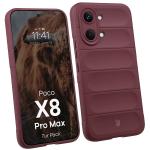 Kit protectie 2 in 1 BizonMobile, Carcasa Bizon Tur si Folie sticla securizata Bizon Glass Edge, compatibil cu Xiaomi Poco X8 Pro Max, Dark Purple 4 - lerato.ro