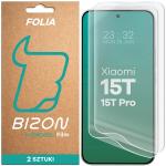 Set 2 folii protectie Bizon Film Hydrogel compatibile cu Xiaomi 15T / 15T Pro, Transparent 2 - lerato.ro